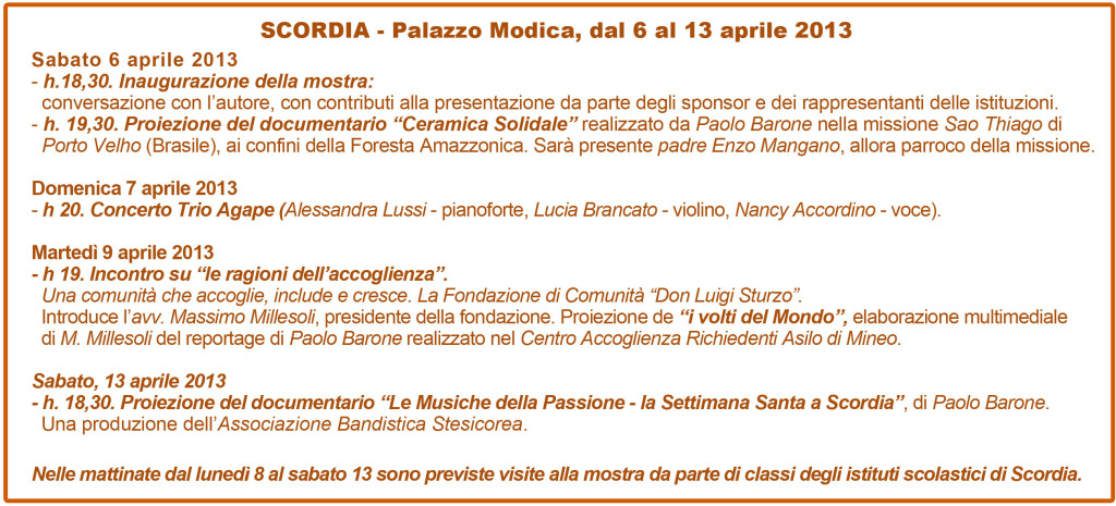 PROGRAMMA SCORDIA.